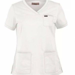 koi by kathy peterson Nicole top 2XL white